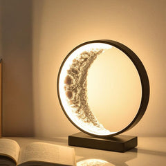 Decorative Bedroom Creative Crescent Shape Table Lamp