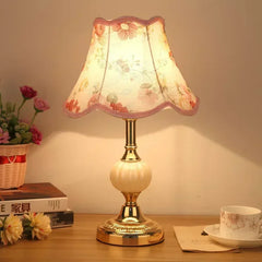 retro glass table lamp