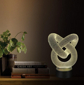 New and strange 3D night light touch colorful