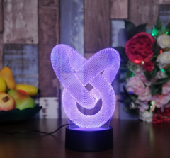 New and strange 3D night light touch colorful