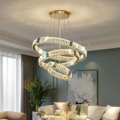 Light Luxury Crystal Living Room Chandelier