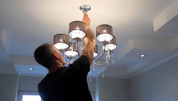 Chandeliers provide greater coverage