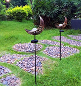 LED Solar Flame Light Metal LED Garden Light