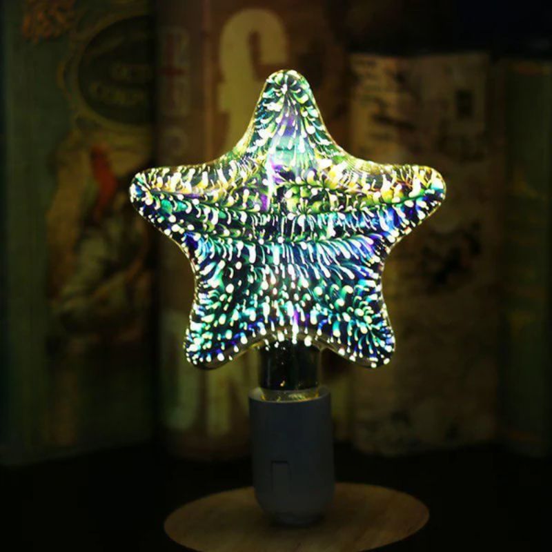 LED Light Bulb 3D Decoration Bulb Firework
