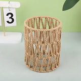 1Pcs Bohemian Rattan Pendant Light – Handwoven Wicker Ceiling Lamp