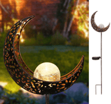 LED Solar Flame Light Metal LED Garden Light