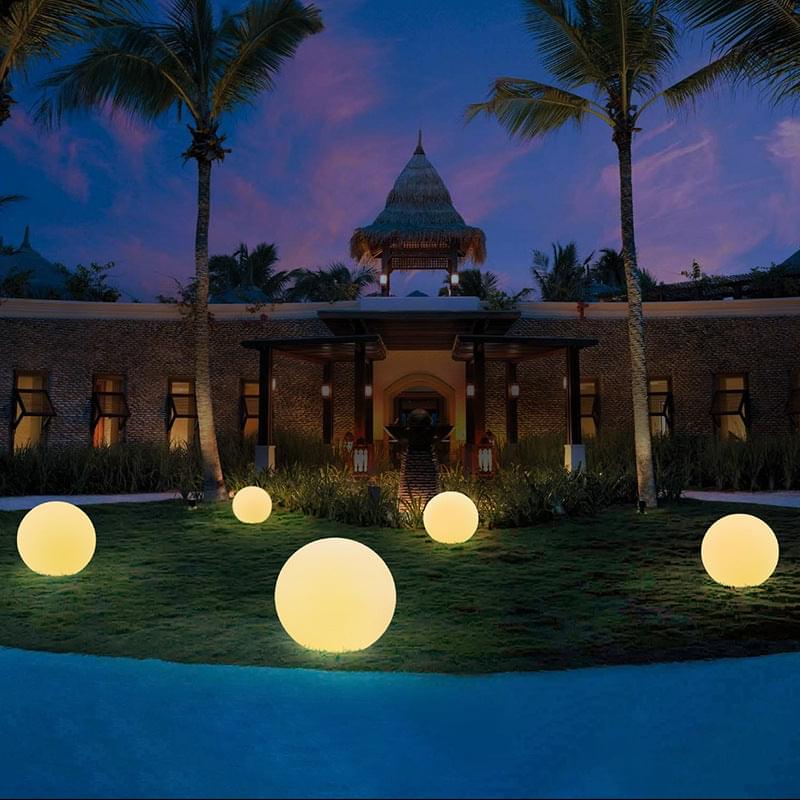 L.E.D. Luminous Ball Lights Outdoor Waterproof