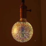 LED Light Bulb 3D Decoration Bulb Firework