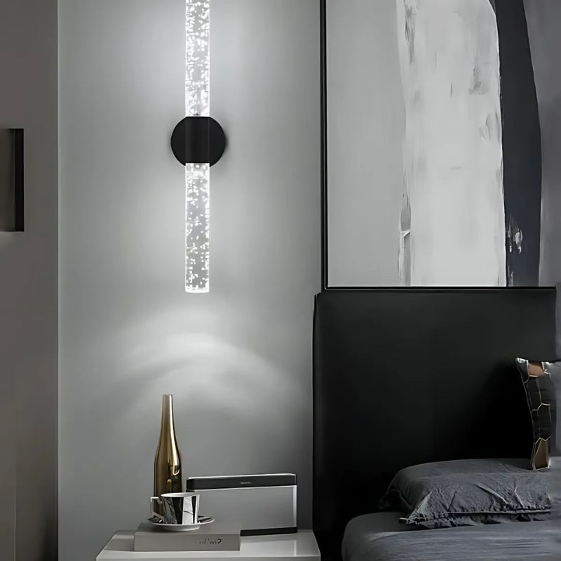 LED crystal sconce

