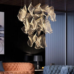 Duplex Building Chandelier Simple Modern Nordic Light Luxury