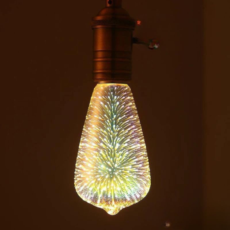 LED Light Bulb 3D Decoration Bulb Firework