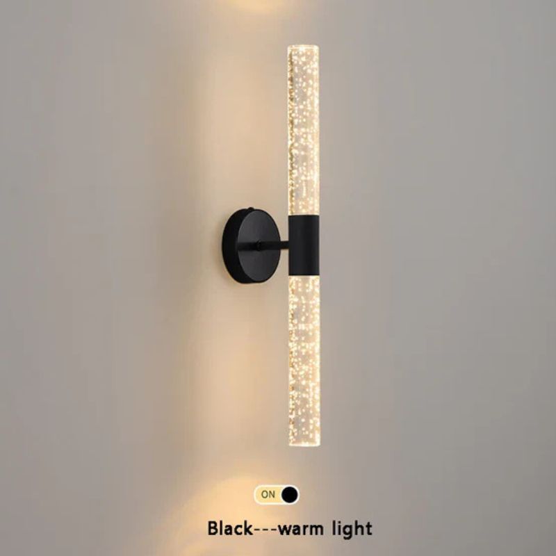1 Piece Battery Operated Crystal LED Wall Sconce – Rechargeable Dimmable Gold Lamp for Bedroom & Living Room