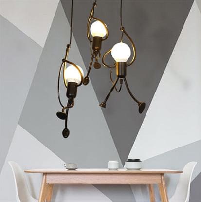 Indoor villain pendant light
