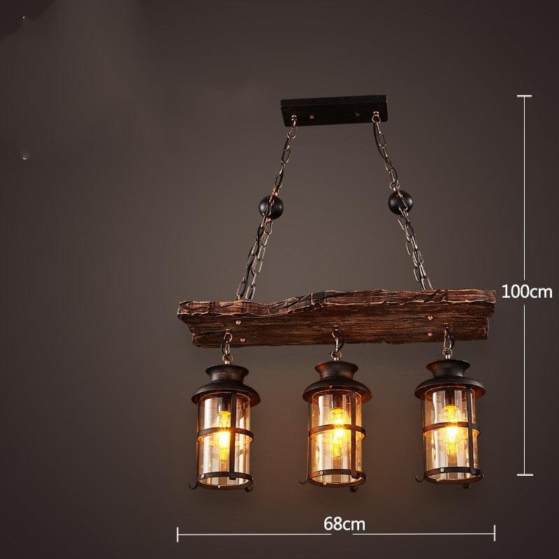 Bar American Chandelier Retro Chandelier Creative Lamp