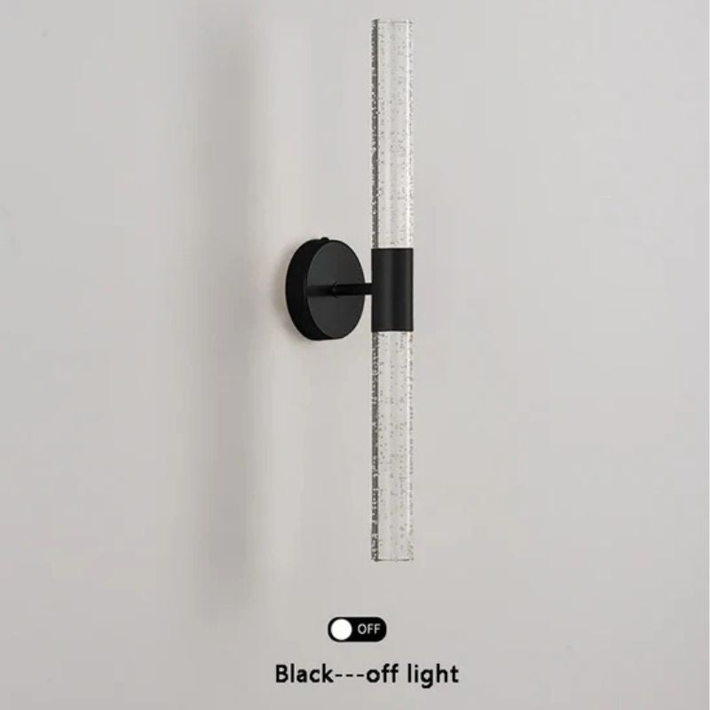 1 Piece Battery Operated Crystal LED Wall Sconce – Rechargeable Dimmable Gold Lamp for Bedroom & Living Room