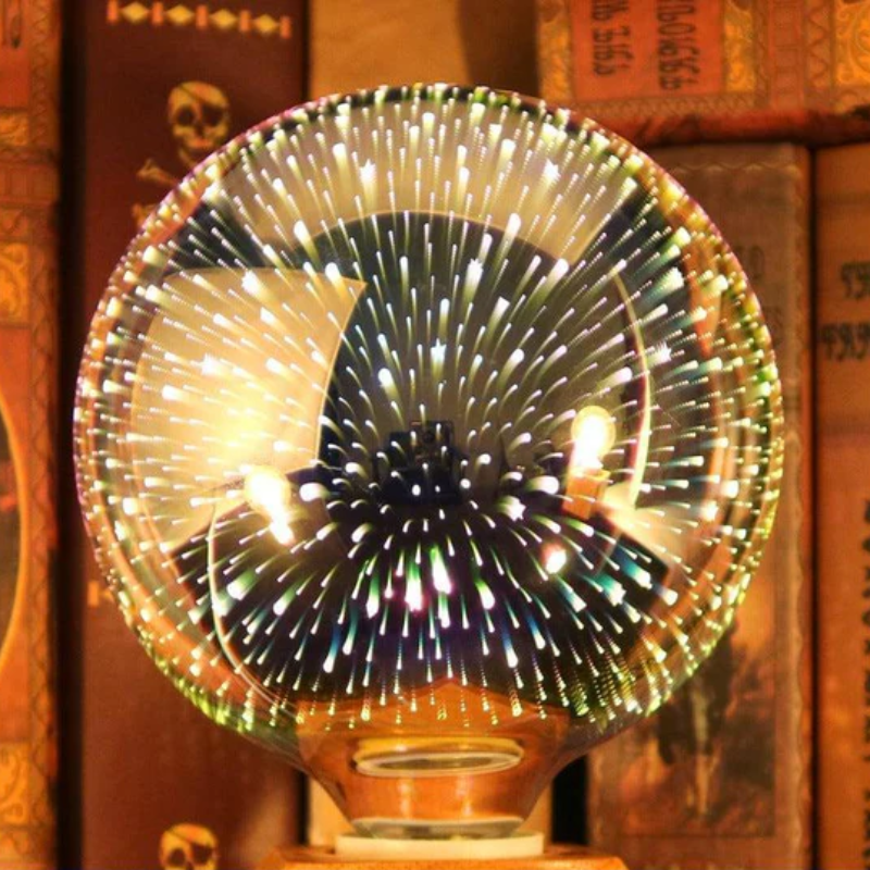 3D Fireworks Decorative Light Bulb Christmas Lights
