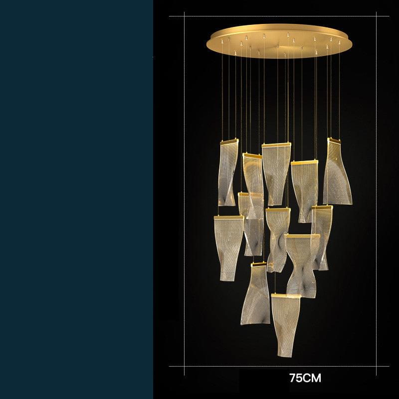 Duplex Building Chandelier Simple Modern Nordic Light Luxury