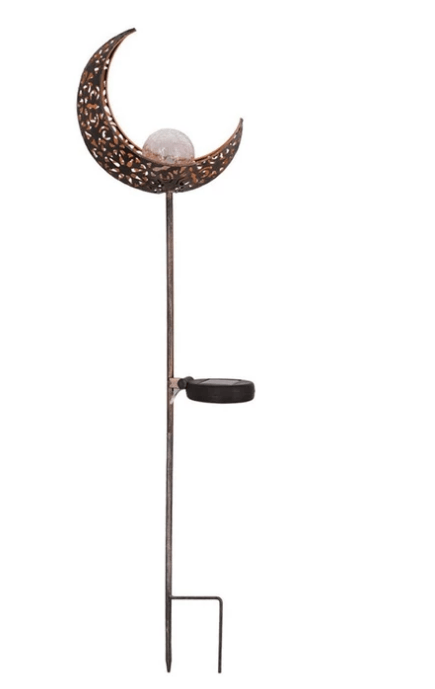 LED Solar Flame Light Metal LED Garden Light