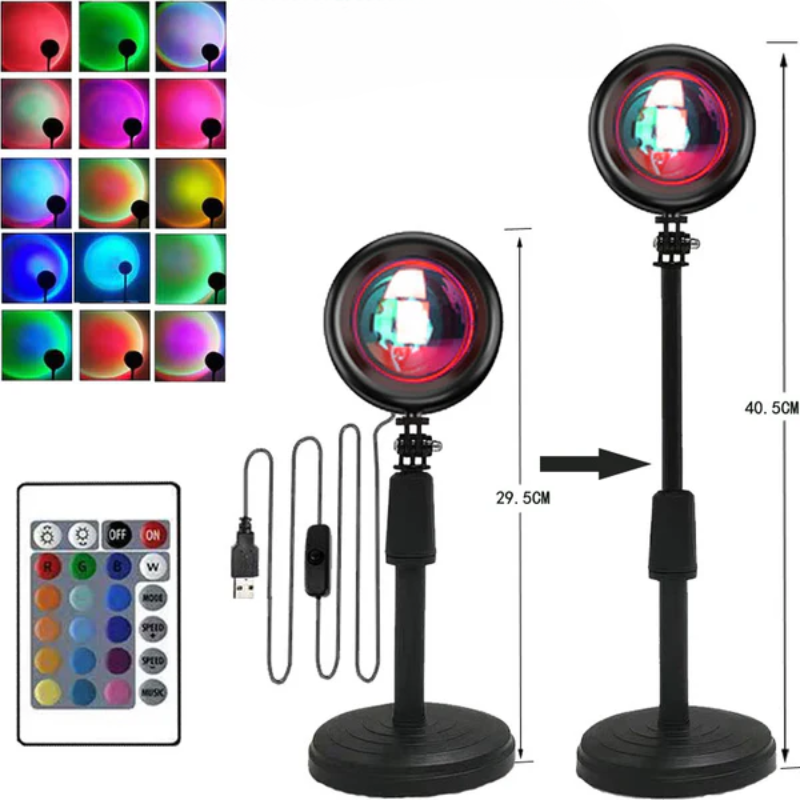 Sunset Projection Lamp Rainbow Atmosphere Night Light