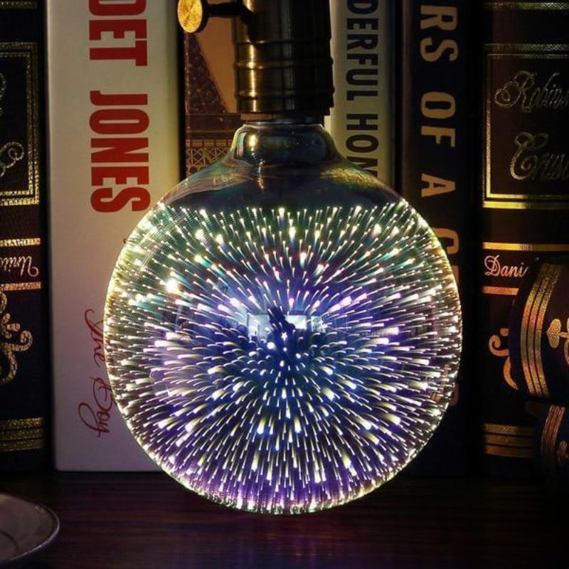 LED Light Bulb 3D Decoration Bulb Firework