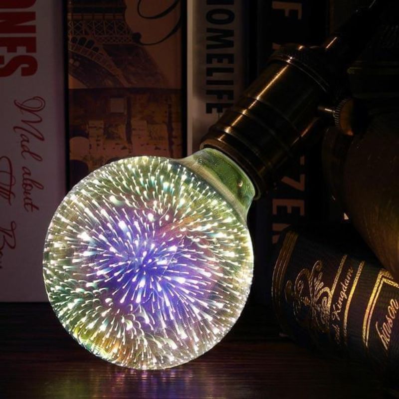 LED Light Bulb 3D Decoration Bulb Firework