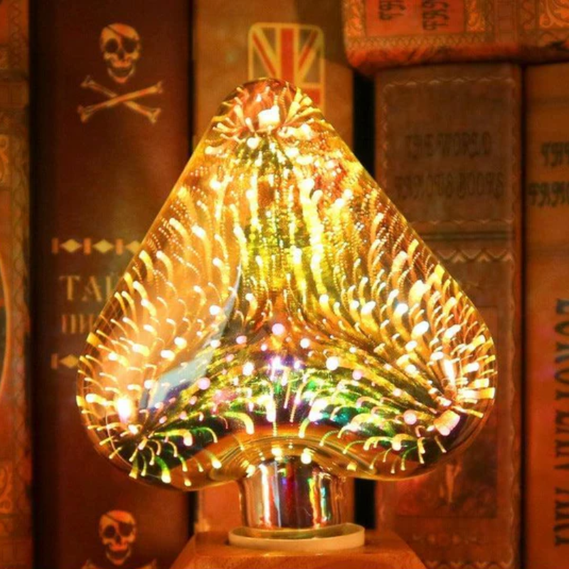 3D Fireworks Decorative Light Bulb Christmas Lights