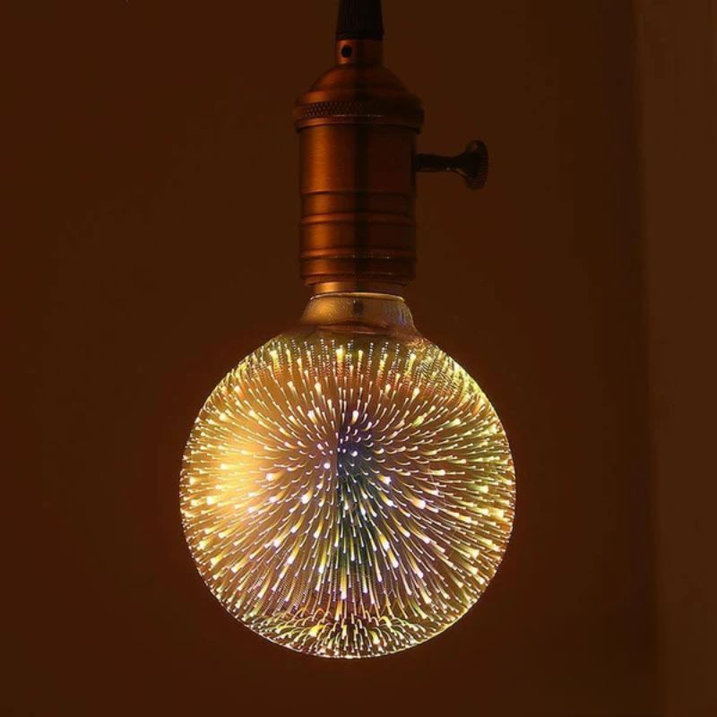 LED Light Bulb 3D Decoration Bulb Firework
