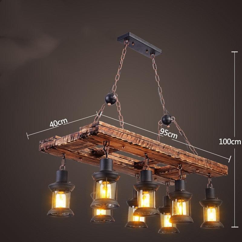 Bar American Chandelier Retro Chandelier Creative Lamp