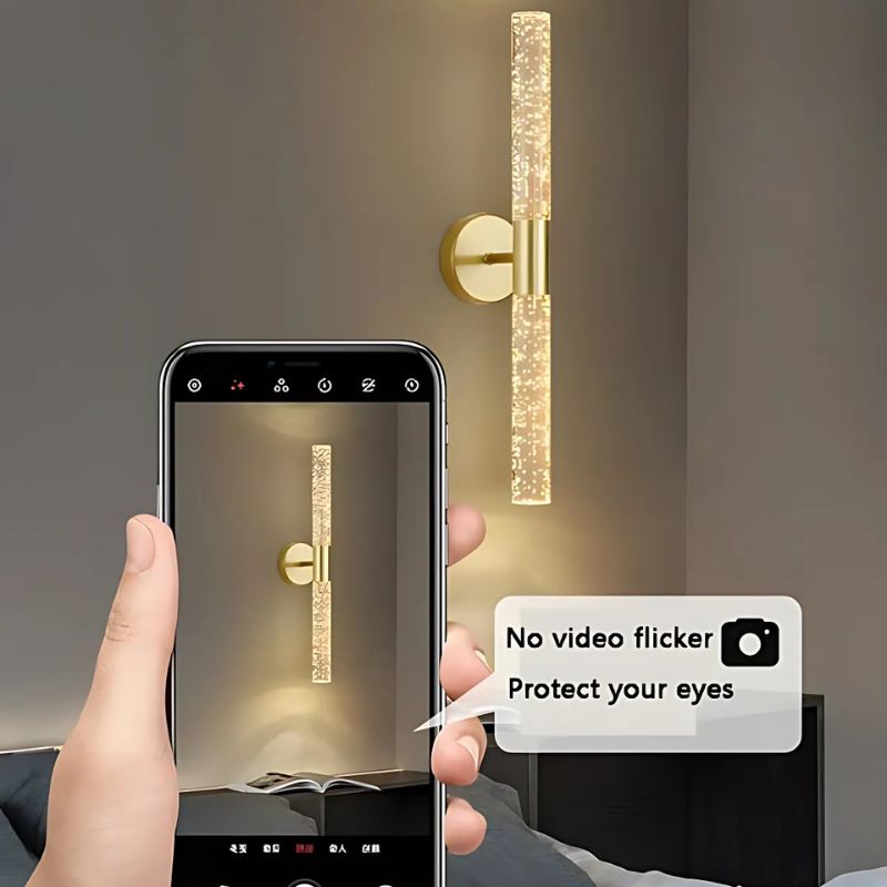 crystal rod wall lamp

