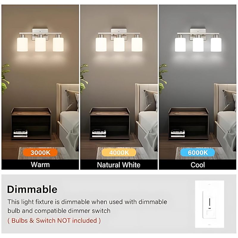 Clear Glass Wall Sconce