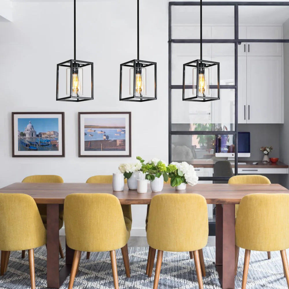 modern glass pendant light

