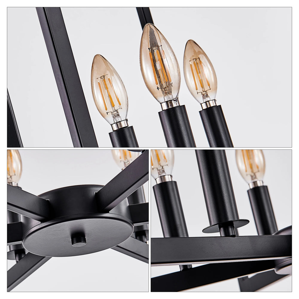 brushed finish chandelier

