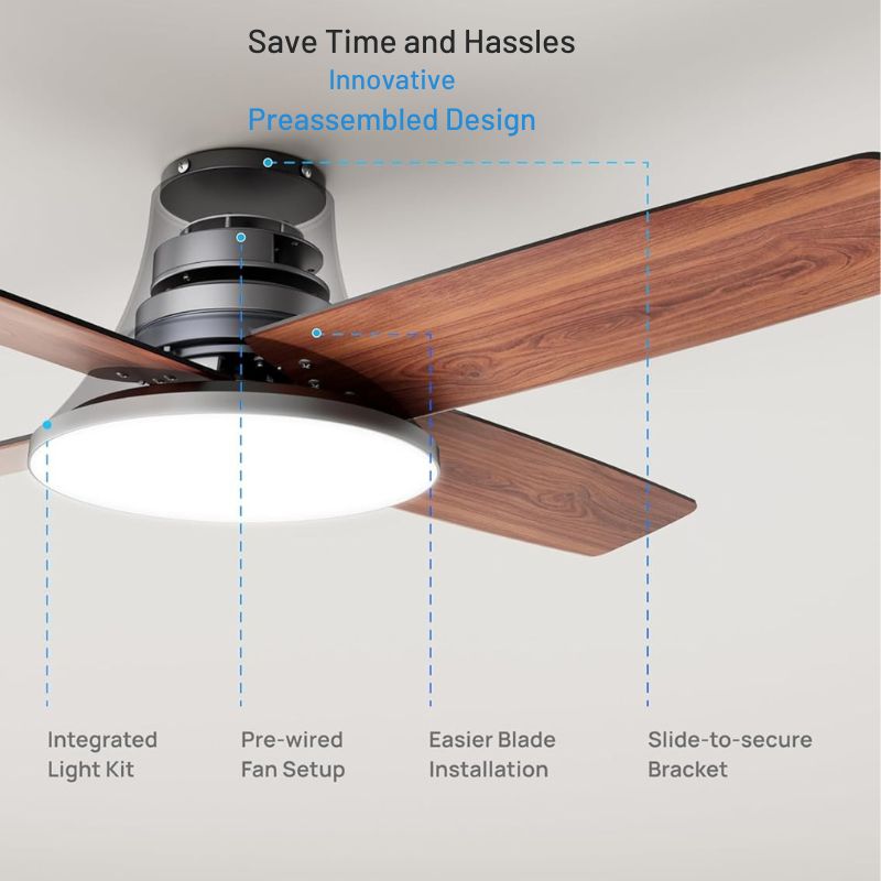 Modern ceiling fan with lights

