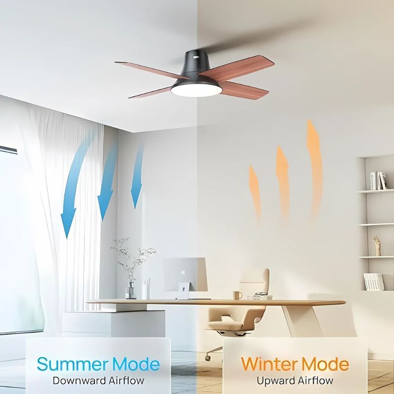 Ceiling fan with remote control

