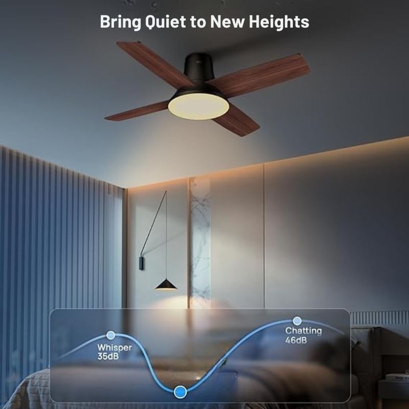 Ceiling fan with remote control

