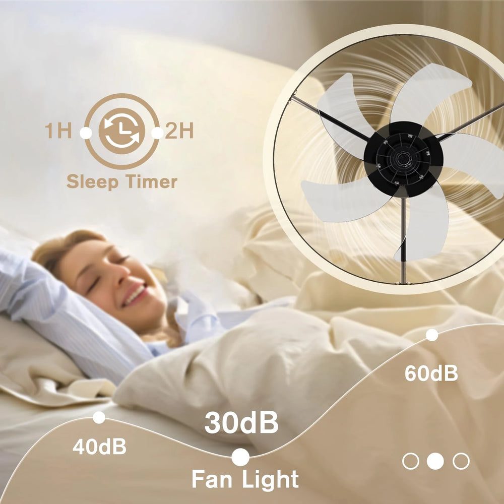 LED ceiling fan with remote