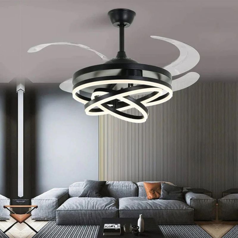 Ceiling fan with dimmable light

