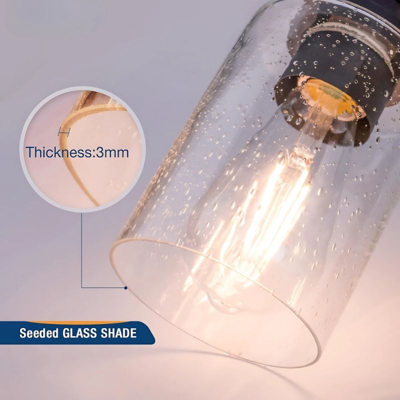 Clear Glass Wall Sconce