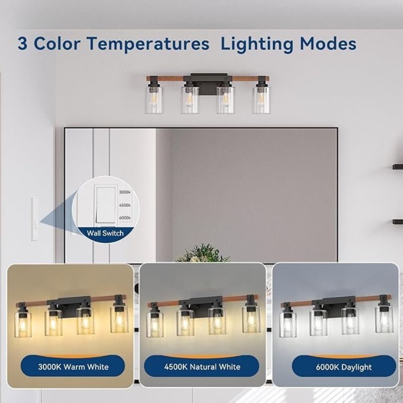 Clear Glass Wall Sconce