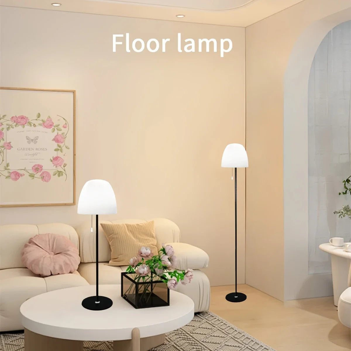 Rechargeable RGB+W Solar Floor Lamp – Remote Control Outdoor Light