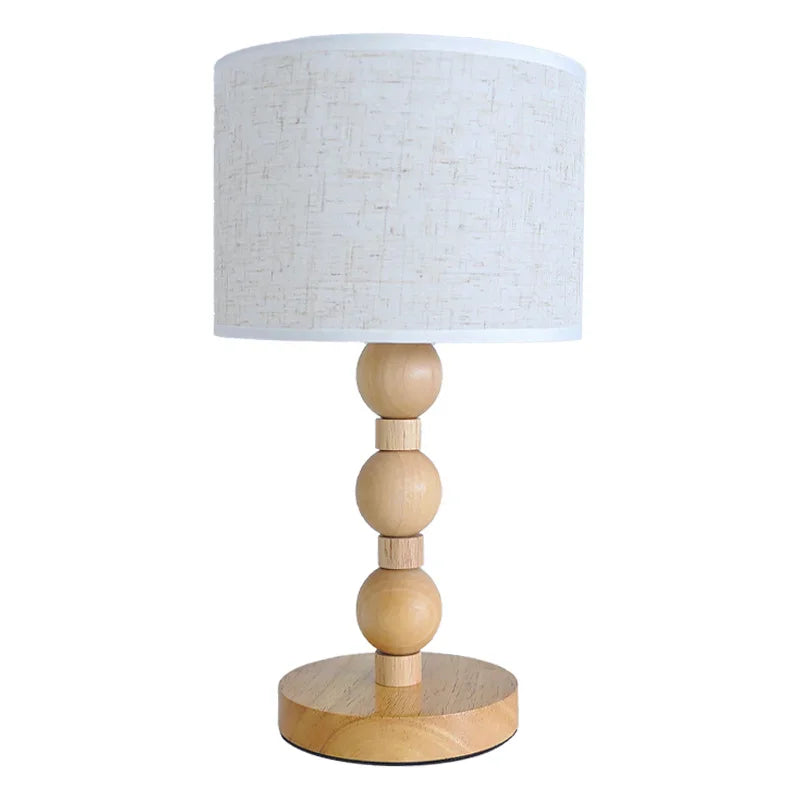 wood base table lamp for bedroom

