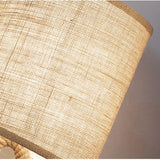 Vintage Hemp Rope Table Lamp – E27 Bedside Light for Bedroom & Study
