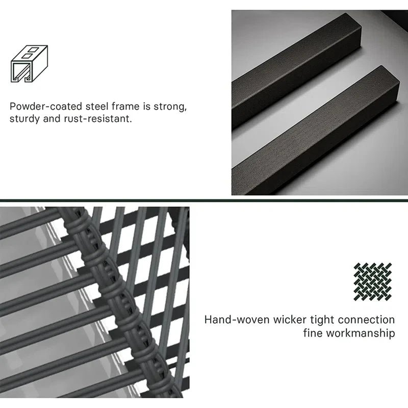 Grand Patio Solar Wicker Outdoor Floor Lamp – Waterproof Boho Lantern for Garden, Deck & Porch Decor