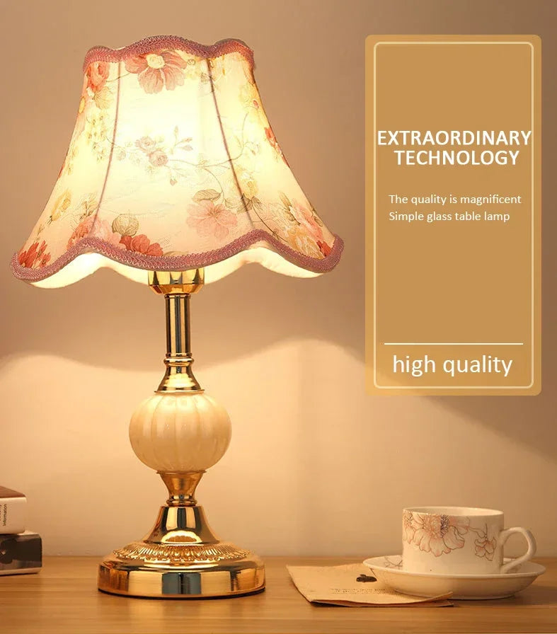 ivory glass table lamp

