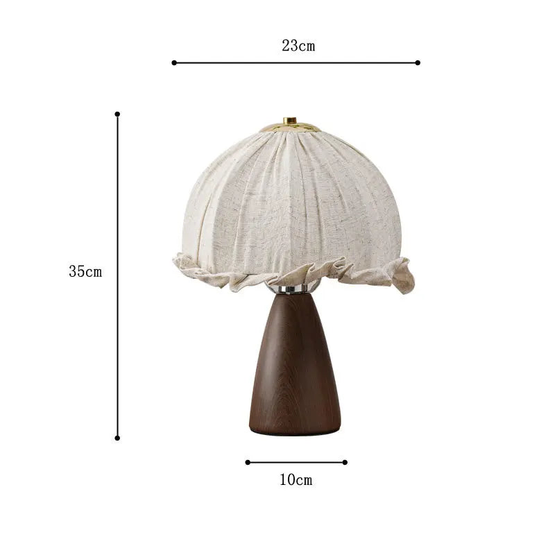 fabric flower table lamp