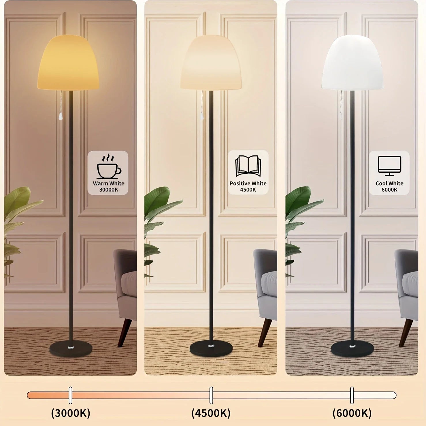 Rechargeable RGB+W Solar Floor Lamp – Remote Control Outdoor Light