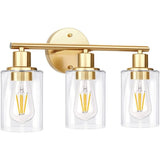Vintage Triple Head E26 110V Wall Lamp (bulbs not included) – Creative Vanity Mirror Light for Bathroom, Bedroom & Living Room
