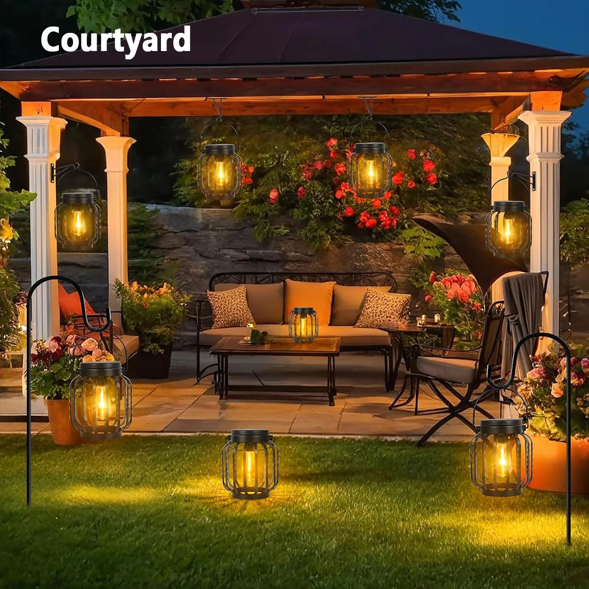 solar powered patio lights

