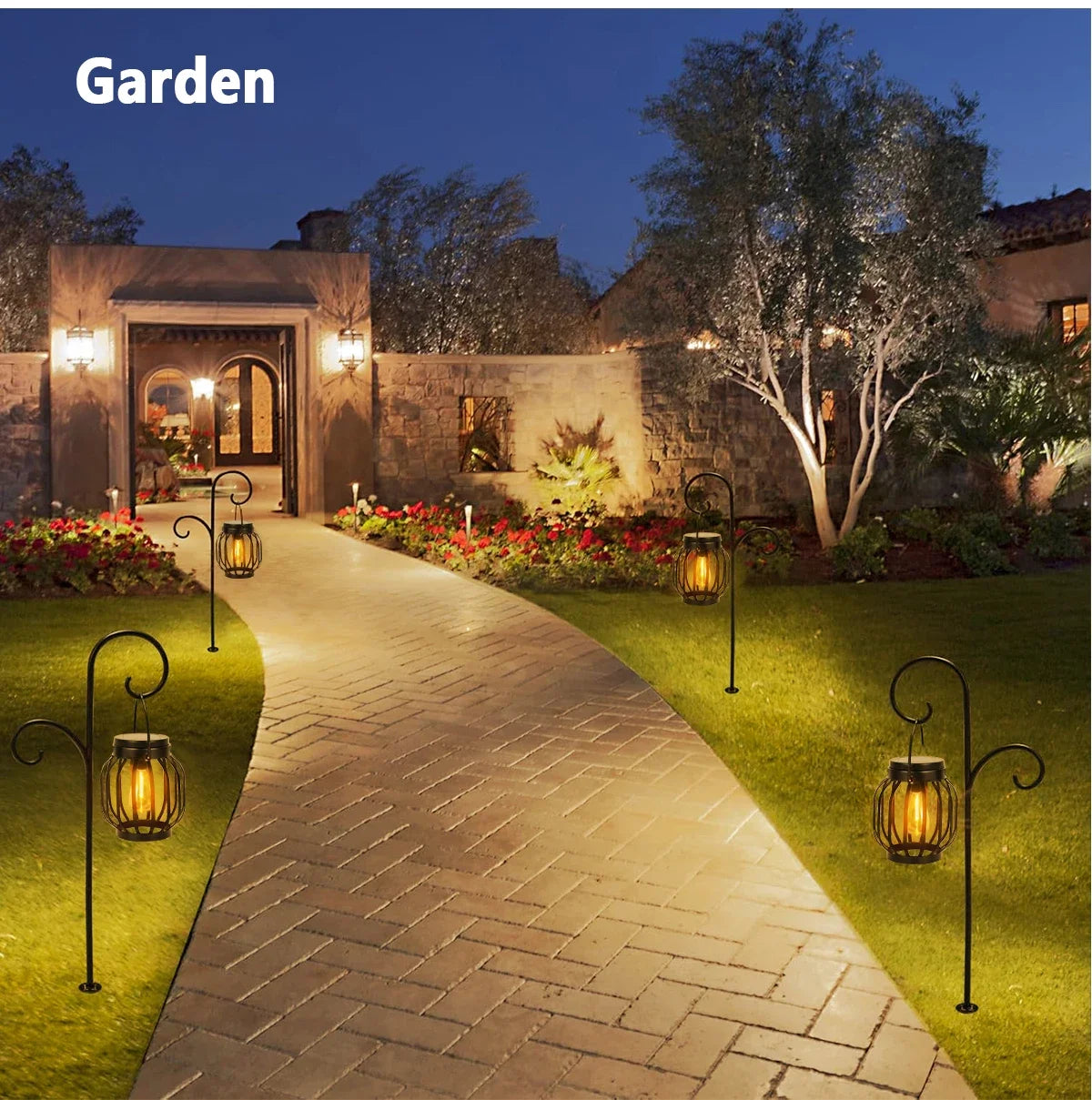 decorative garden solar lights

