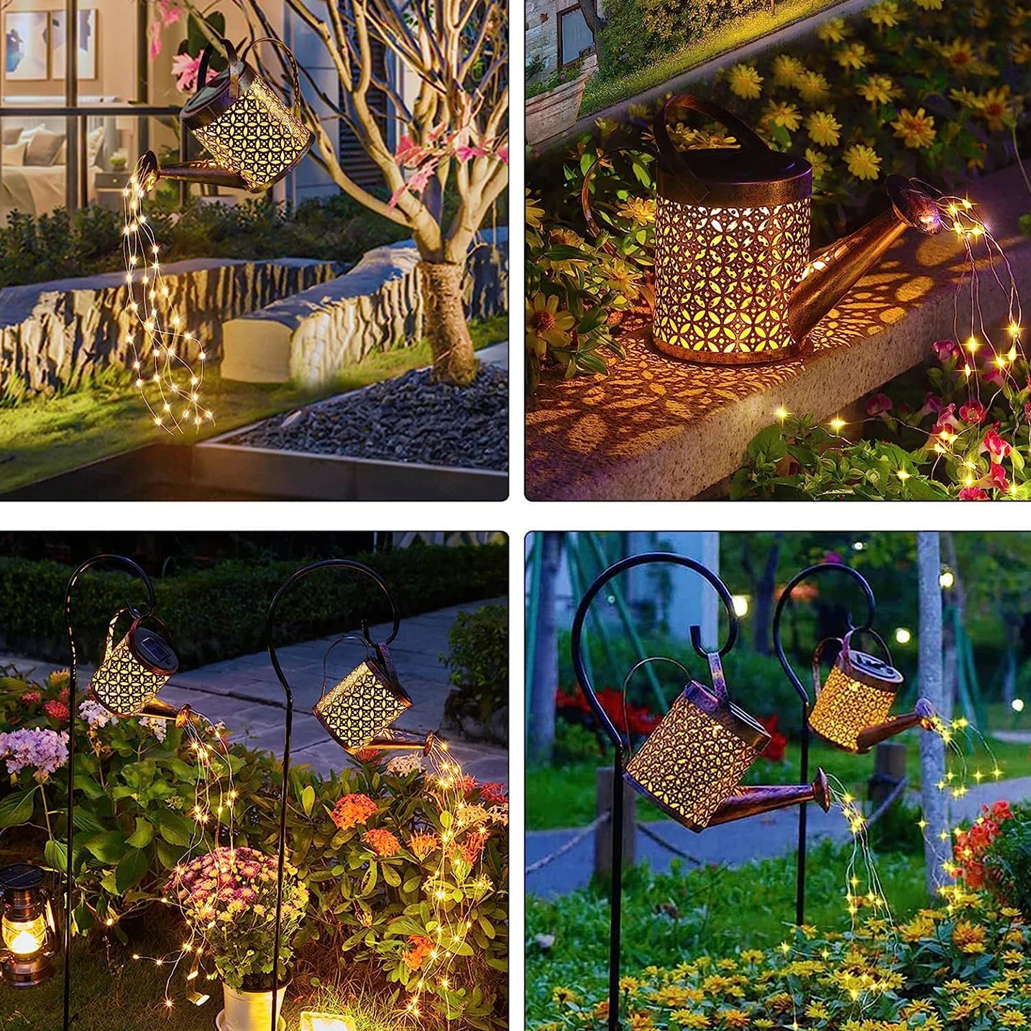 Solar powered garden decor

